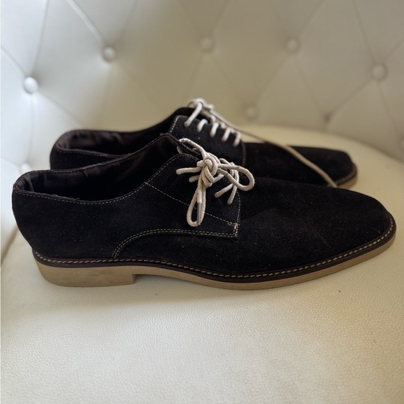 Brown and Tan Oxfords with‎ Classic Lacing and Comfortable Fit main image 4
